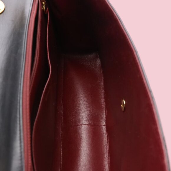 Chanel Black Vintage Classic Jumbo XL Maxi Flap Shoulder Bag - Picture 6 of 12